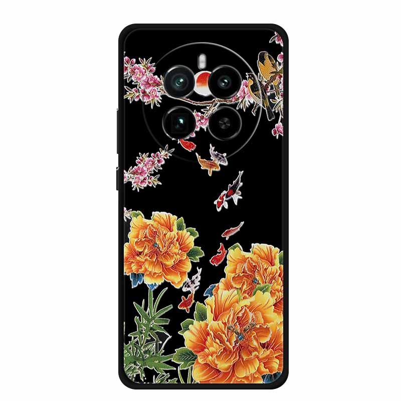 3D Emboss Case For Realme 12 4G Phone Case Realme12 Black Silicone Soft Coque For Realme 13 5G 12 Pro Plus Back Cover Case Funda