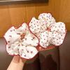 1pcs New Red Luxury Sweet Polka Dot Ponytail Hairband with Bun Hair Tie for Cute Bun Hairstyles - Premium Hair Accessories