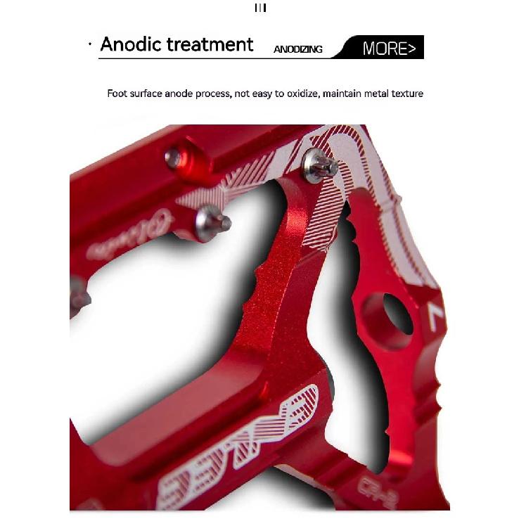 ENLEE Fahrradpedal Einteilige CNC-Aluminiumlegierung Ultraleicht Versiegelte Du-Lager BMX Mtb Fahrradpedale Zubehör
