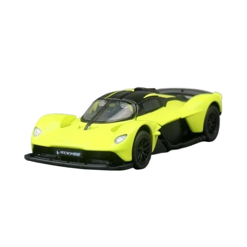 Simulation 1/39 Aston Martin Valkyrie Alloy Car Model Children's Toy Vehicle Pull Back Diecast Miniature Voiture Home Decor
