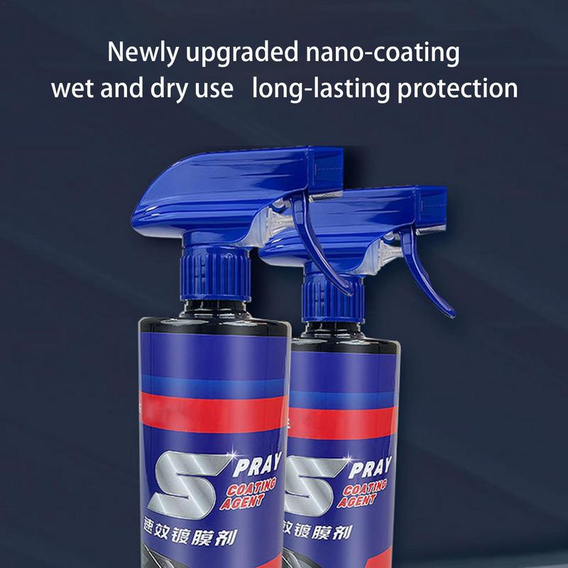 Ceramic Coating Agent Auto Paint Crystal Wax Spray Nano Hydrophobic Liquid Polymer Oleophobic Anti Rain Car Care 500ml