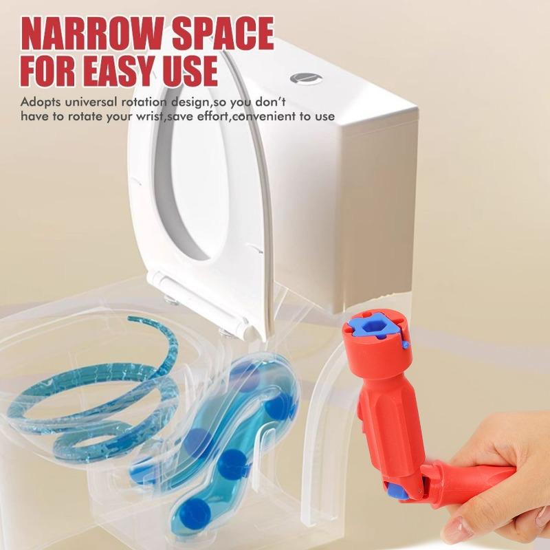 Toilet Seat Repair Wrench 60° Rotation Toilet Seats Removal Installation Repair Wrench Household Bathroom Installation Tools