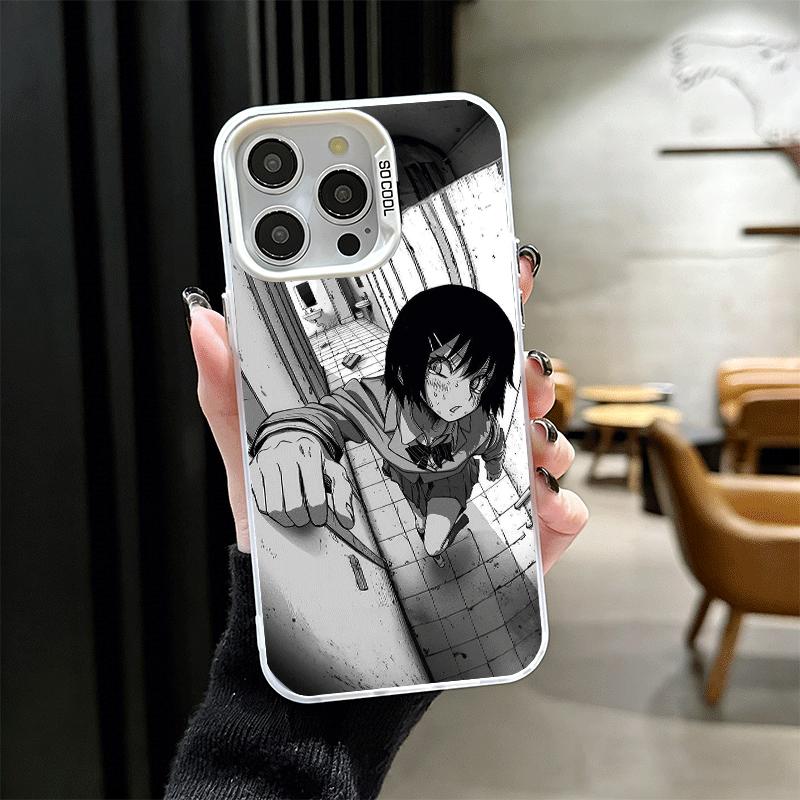Ultimate Perspective Anime Shockproof Phone Case for iPhone 17 Air 16 16E 15 Pro Max 14 Plus 13 Mini 12 Back Cover Anti Fall Fun
