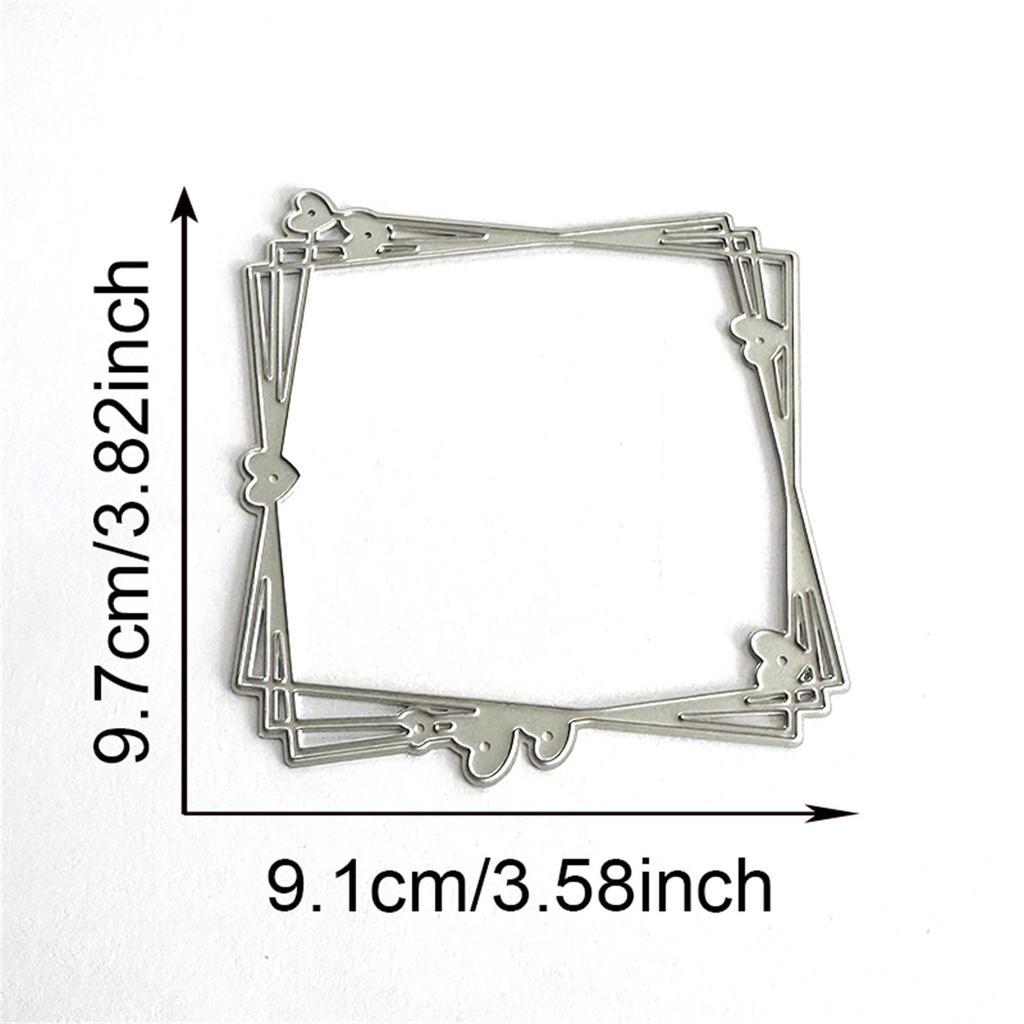 Heart Frame Metal Die Cuts Carbon Steel Cutting Dies Embossing Stencils for Card Photo Journal Scrapbooking Decorations