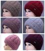7 Farben 1 Stück Dicke Ältere Plus Samt Strickmütze Mittelalterliche Mütze Wollmützen Damen Outdoor Kalt Warm Mädchen Geschenk