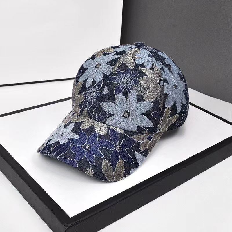 1Pc New Fashion Women Cap Butterfly Flower Pendant Baseball Cap Female Outdoor Adjustable Streetwear Summer Trucker Hat
