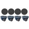Pack of 4 Furniture Casters Self Adhesive Universal Multi-purpose Trash Can Storage Boxes Replacement Wheel Household