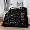 Formula Circuit Map Blanket Soft Warm Cozy Perfect for Bed Livingroom Sofa Four Seasons Universal Modern Ideal Gift For Birthday Valentine'S Day