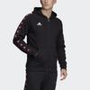 adidas Tangostreet Sweater Hooded Zip Versatile Long Sleeve Jacket Men Jacket Black DP2721