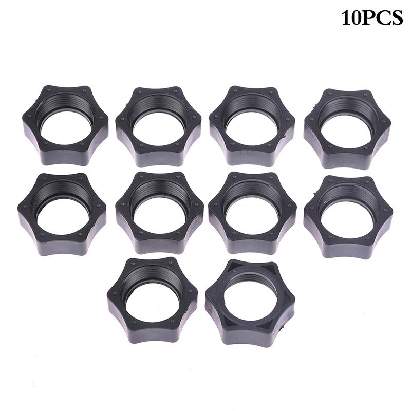 10Pcs Car Mobile Phone Gravity Bracket Accessories Plastic Hex Nuts For Ball Head Car Air Outlet Fixing Clip Hexagonal Nut