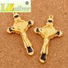 6Pcs 5Colors Enamel Saint Benedict Medal Cross Crucifix Spacer Charm Beads Pendants L1670