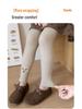 2025 New Korean-Style Girls' Fashion Leggings - Autumn/Winter, Medium-Thickness, Brushed Fleece, Warm Long Pants