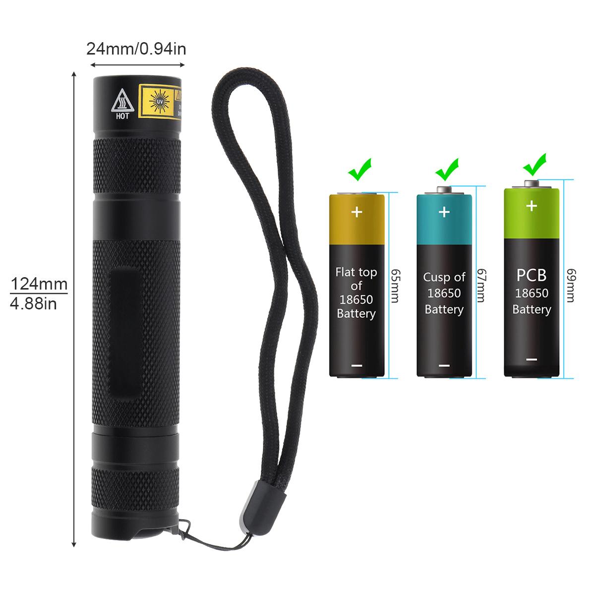 

5/10 Вт 365 нм светодиодный фиолетовый свет УФ-фонарик портативный фонарик для обнаружения сухих пятен/мочи домашних животных 10W