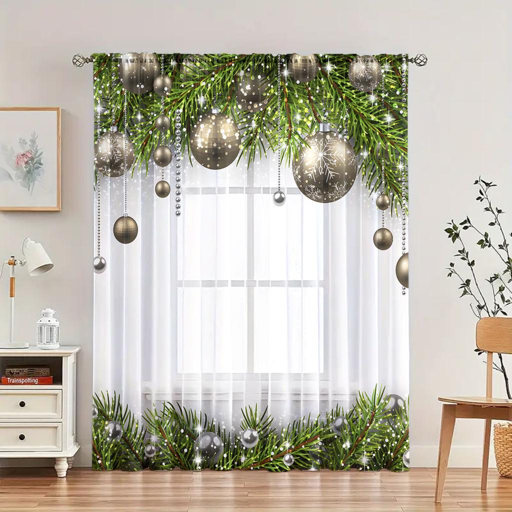 1pc Beautiful Blue Peacock Cartoon Sheer Curtain Suitable for Living Room, Bedroom, Dining Room, Hallway, Office, Gym, Kitchen