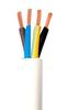Housing Cable H03Vv-F Omy 4X0.75 White 300/300V - 100 Mb - E113Dc-Yy001