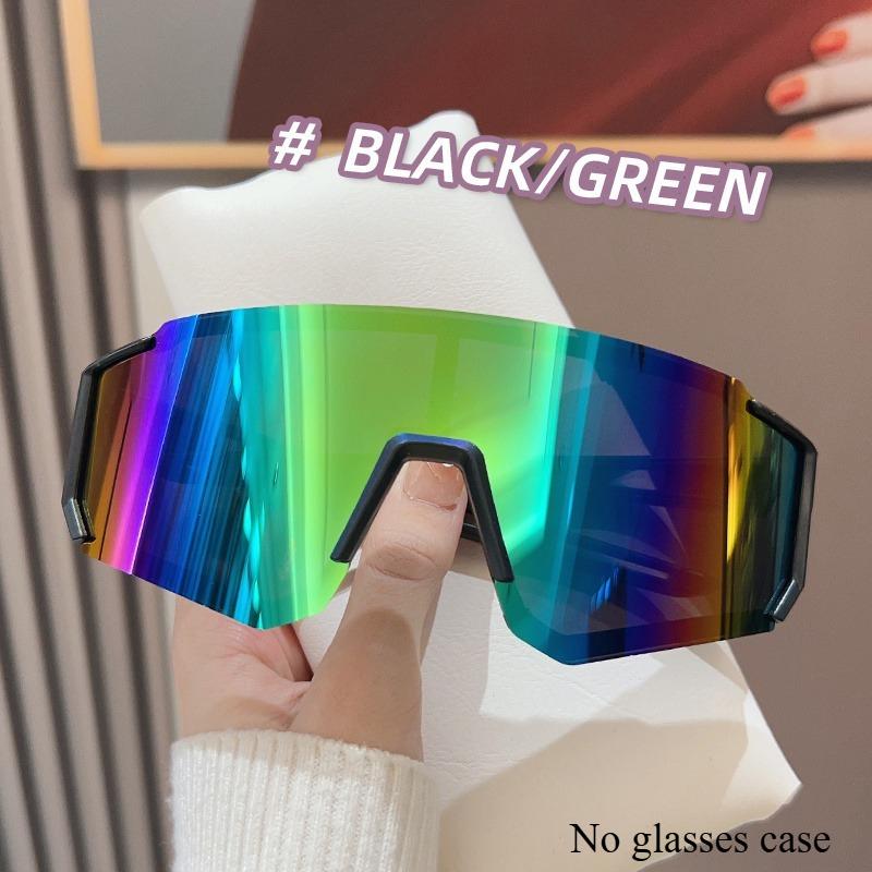 New Outdoor Sports Riding Windproof Sunshade Mirror Sunglasses for Men Women Large Frame Slimming