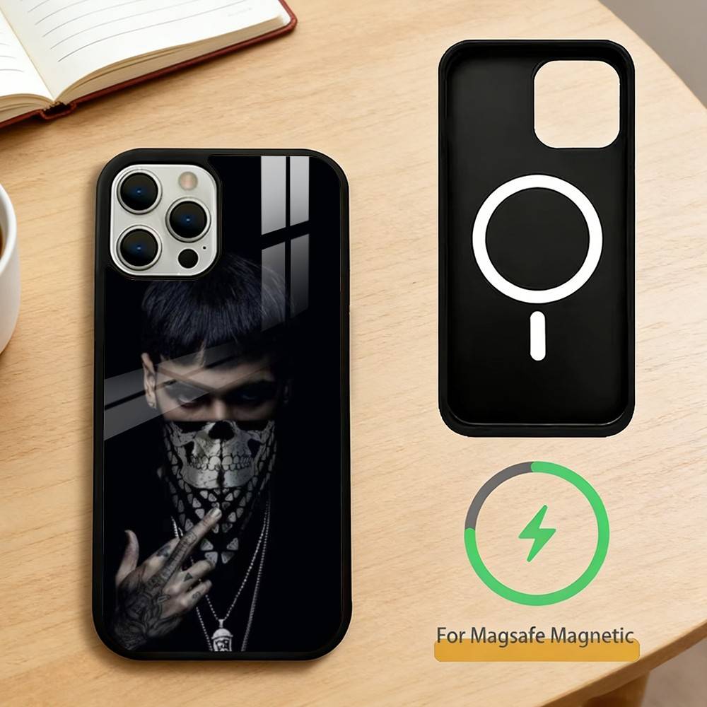 Rapper A-Anuel AA  Phone Case For iPhone 14,16,15,13,17,12,Plus,Pro,Max Magnetic For Magsafe Frosted Cover