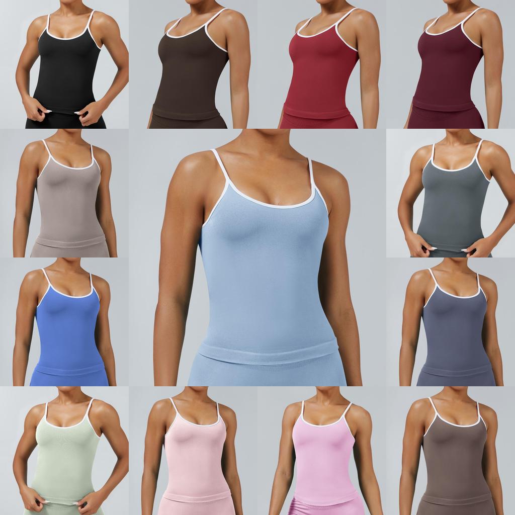 Womens Breathable Dryfit Sleeveless Sports Vest For Yoga And Running