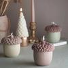 Top Quality Creative Pine Cone Aromatherapy Gypsum Candle Silicone Mold Handmade Plaster Candle Container Home Decoration Mould