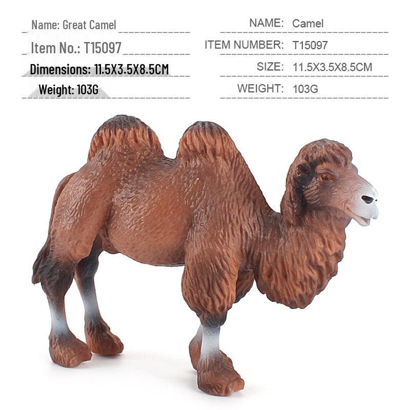Desert Wildlife Double-Humped Camel Ornament Set