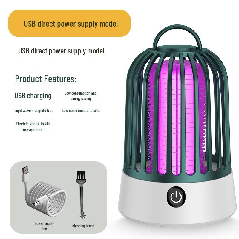Dual-Use Electric Mosquito Killer Lamp: Indoor/Outdoor Purple Light Trap & Repellent Device