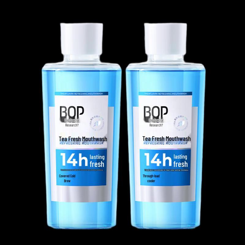 Pop Research Tea Mint Cold Brew Mouthwash Twin Pack