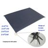 Tent Footprint Pocket Picnic Mat With Windproof Stakes Camping Portable Folding Waterproof Tent Ground Sheet Travel Beach Mat