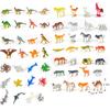 60Pcs/lot Realistic Mini Dinosaur Animals Solid Model Children's Educational Toy Small Simulation Animal Figures Kids Boys Toys