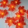 LED Maple Leaf String Lights: Halloween & Thanksgiving Outdoor Decoration
