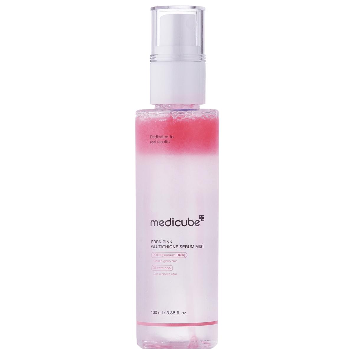 

Medicube PDRN Pink Glutathione Serum Mist 100ml two-phase serum in a mist form
