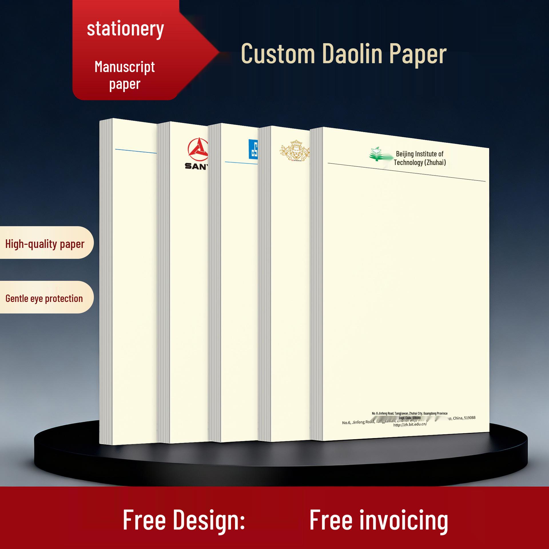 Custom Business Letterhead Printing for Hotels, Schools, Committees, and Companies