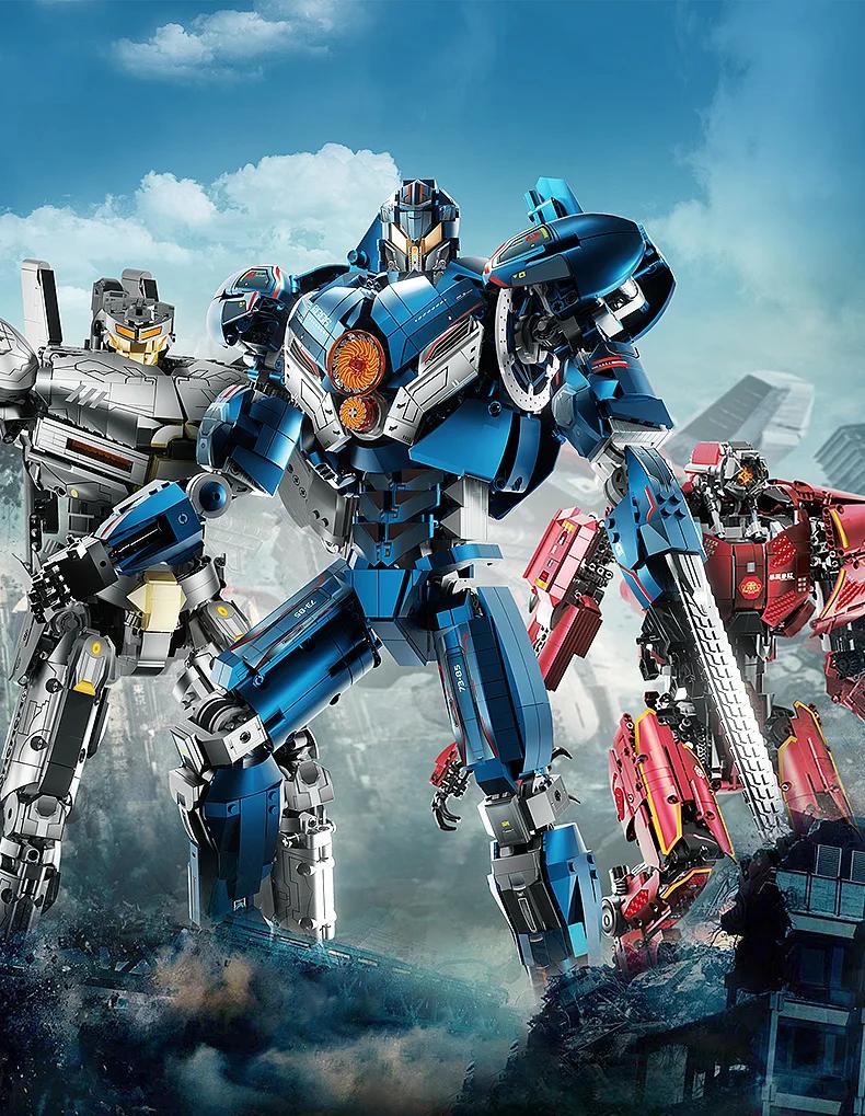 Detské stavebnice mecha stavebnice deformačný robot mecha divízny model montáž detská montážna hračka darček