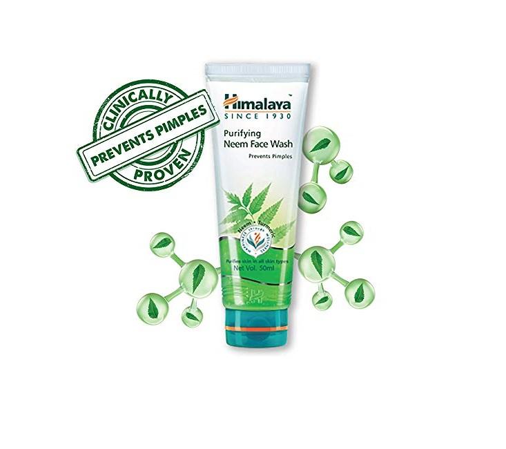Washing Gel: Herbals Purifying Neem Face Wash, 50ml, Himalaya