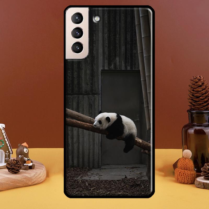 Roztomilá kreslená panda pro Samsung Galaxy S22 Ultra S20 S21 FE S10 S10e S9 Note 10 Plus Note 20 Ultra pouzdro na telefon