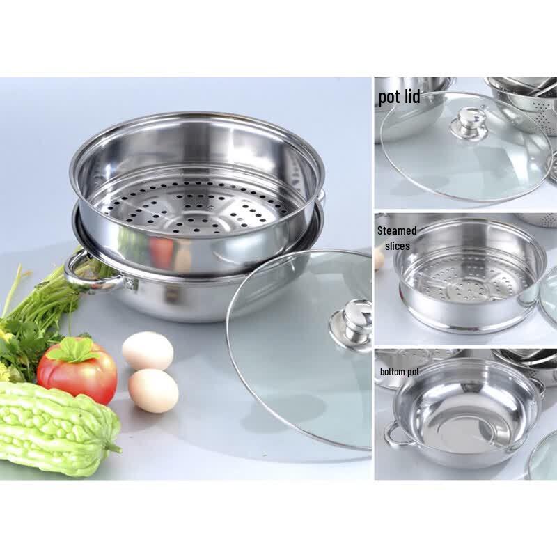 WODHO 7-Piece Multi-functional Cookware Set