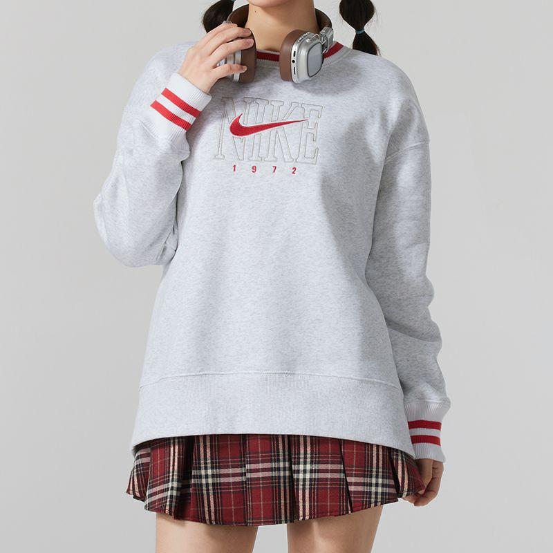 New Nike Sportswear Phoenix Fleece Women's Oversized Graphic Crew Neck Sweatshirt HJ0950-051