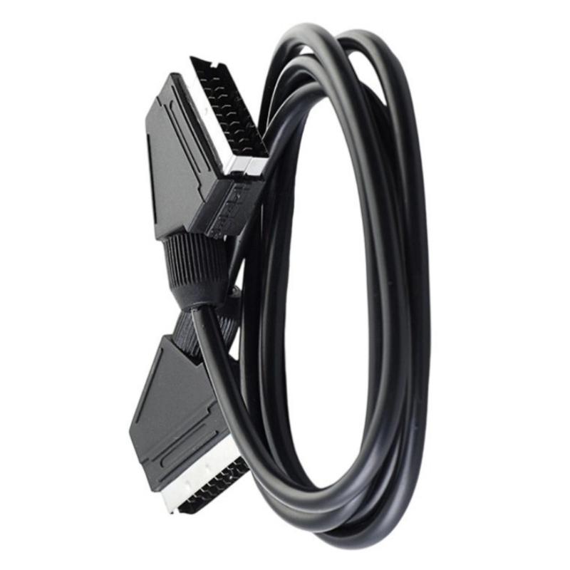 SCART-Stecker auf SCART-Stecker 21-Pin Datenverbindungskabel Scart-Kabel Scart-Schnur Für Videokonverter Spielkonsolen-Zubehör