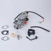 188F Generator Carburetor Assembly, Metal Service Part with Visible Mounting Openings and Hose Connections for Equipment Maintenance
