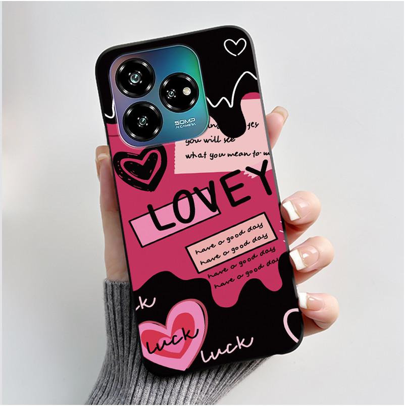 Coque Pour ZTE Blade V60 Design V60 Vita Nubia V60 Design Axon 60 Lite Coque Luxe Mignon Cool Garçons Filles Silicone Souple Couverture Arrière
