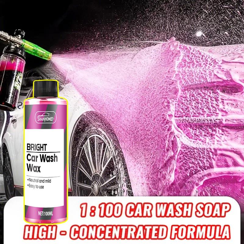 Pink Foaming Extreme Bodywash & Wax Foaming Car Wash Soap, Works with Foam Cannons/Guns or Bucket Washes For Cars, Trucks
