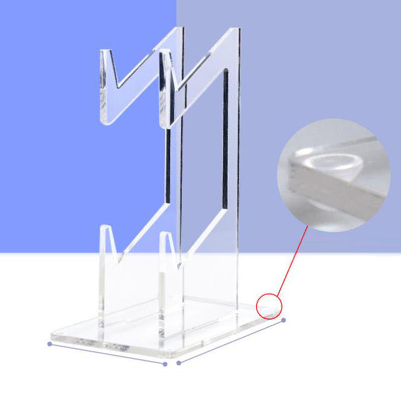 Game Handle Display Stand With Headphone Holder Clear 2 Layer Gaming Accessories Organizer Storage Rack For 1/2 Controllers PS5 PS4 Controller Stand