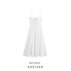 Kaslead New Women Clothes Western Style Hollow Embroidery Tight Length Dress 8374819