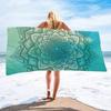Mantra Beach Collection Digital-printed Polyester Superfine Fiber Double-sided Fleece Beach Vacation Bath Towel, Beach Towel