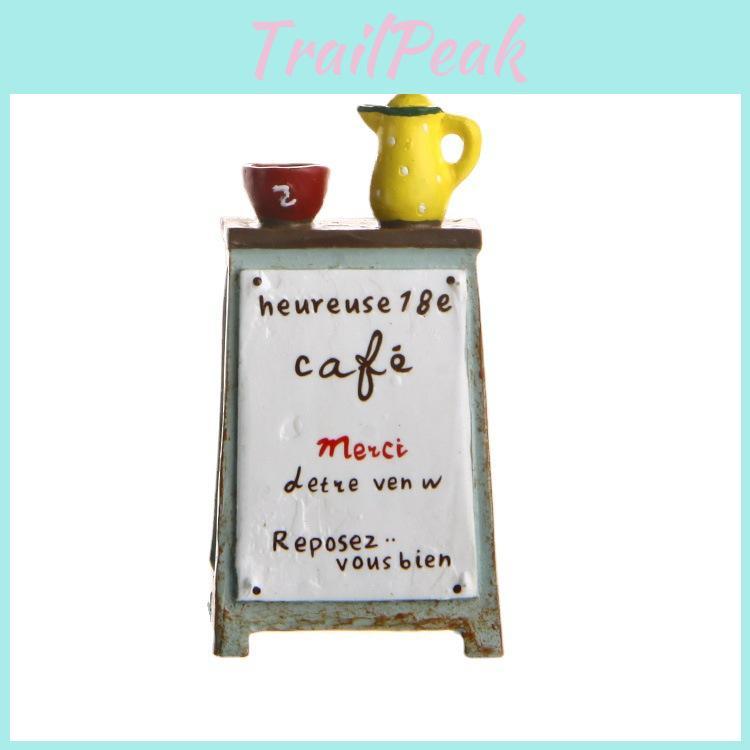 Teapot Cup Creative Billboard Mini Model Ornament For Micro Landscape Decor Prop