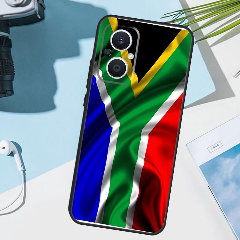 

South Africa Flag Cover For OPPO Reno 14 F 13F 12F 11F 10 11 12 13 Pro 7 8 Lite OPPO Find X9 X5 X6 X8 Pro Case OPPO Find X9