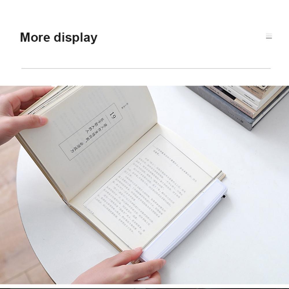 1PC LED Flat Panel Night Vision Reading Light Portable Eye Protection Energy Saving Reading Light Student Night Reading Light