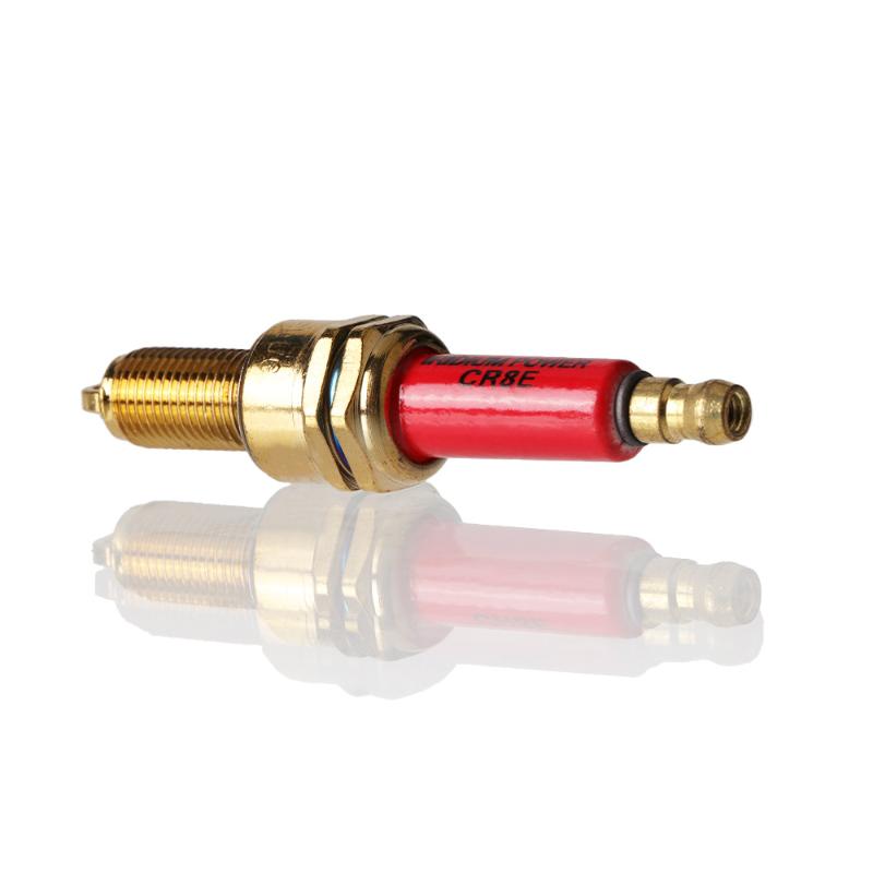 1/4pcs CR8E Spark Plugs For HJ125T-8/HS125T Motorcycle Engine Accessories Extended Thread Ceramic Spark Plugs