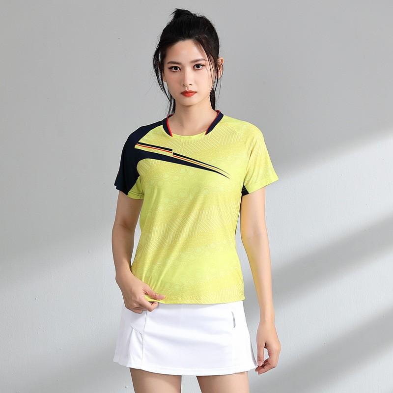 Quick-Dry Breathable Badminton Sport Set Unisex Short Sleeve Top Shorts Tennis Pickleball Running Gym