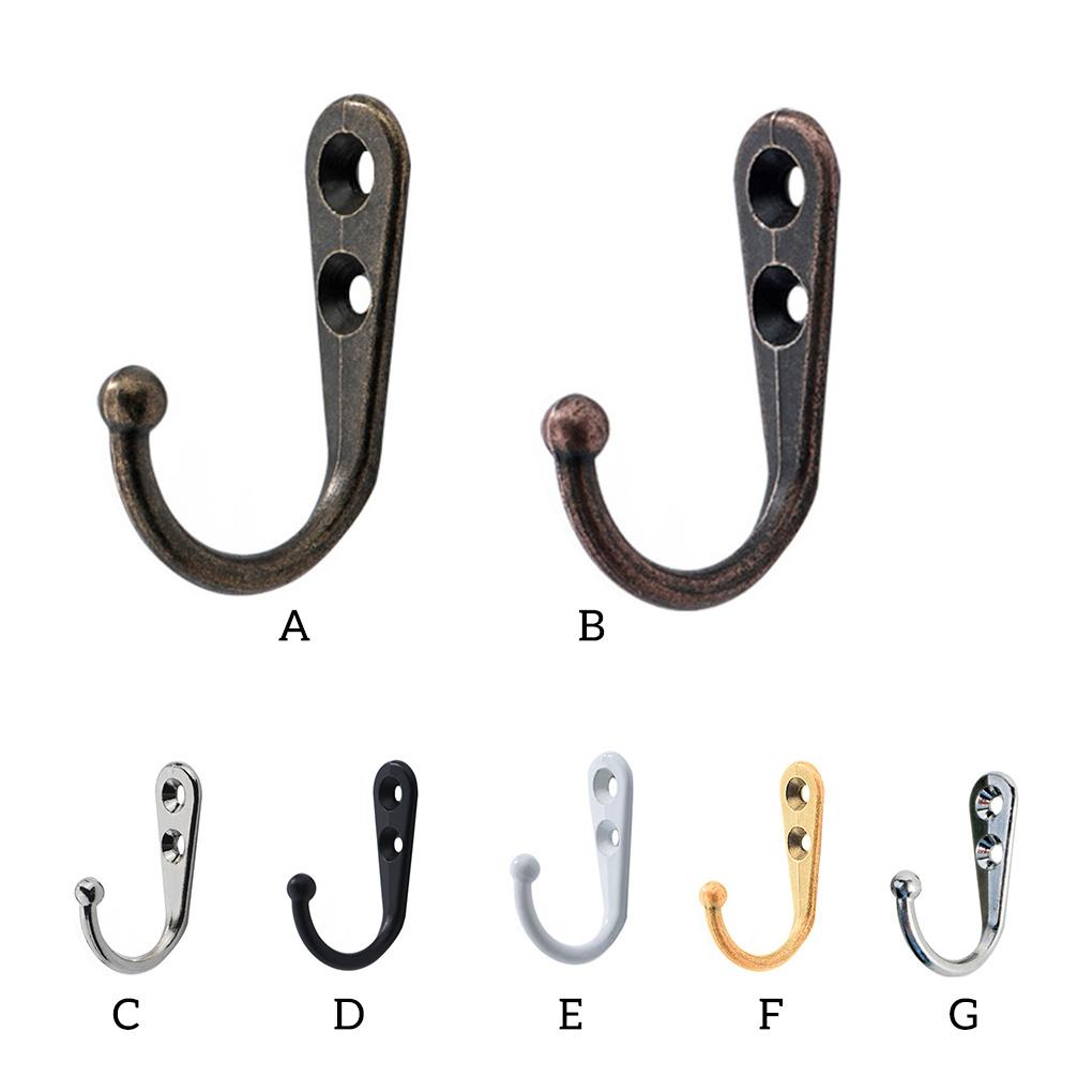 Vintage Style Clothes Robe Hook Living Room Towel Hanger Hats Shoulder Bag Wall Door Storage Hanging Holder Hardware