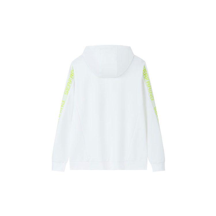 Anta Champion Sports Culture Series Bokstavtrykk Strikket Antibakteriell Sports Zip-jakke Herrejakker Papirhvit 152330708-6